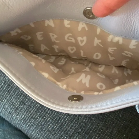 Aimee Kestenberg Milan Blue and silver tone Bum Belt Bag New without tags - Picture 8 of 8